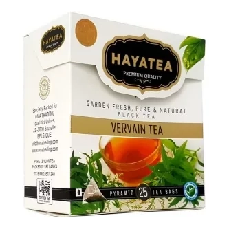Herbata HAYATEA czarna z Verbeną 25 piramidek